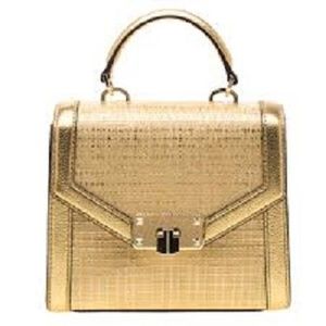 Michael Kors Kinsley Crossbody Bag, Natural Gold